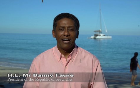HE Danny Faure President of Seychelles nominating prime minister of Mauritius Pramudt Jagnaith